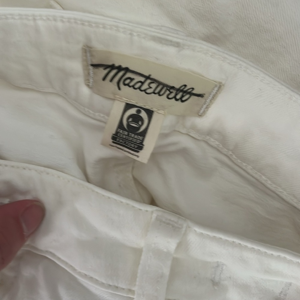 NWOT Madewell Perfect Vintage Wide Legged Crop Jeans - Picture 3 of 4